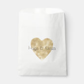 Sachets En Papier Gold Heart (Devant)