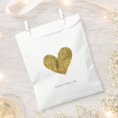 Sachets En Papier Gold Heart (Coupé)