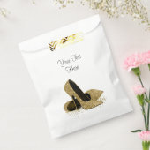 Sachets En Papier Gold High talon Chaussure fête d'anniversaire (Scellé)