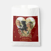 Sachets En Papier Gold Parties scintillant Star Heart Photo Lovely C (Devant)