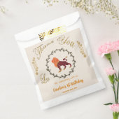 Sachets En Papier Gold & Pearls Leo 1er Anniversaire Merci (Scellé)