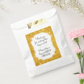 Sachets En Papier Gold Sparkle Bonbon Buffet Favoriser Sac (Scellé)