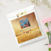 Sachets En Papier Golden 50th Anniversary Mariage Modèle photo (Scellé)