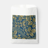 Sachets En Papier Golden Blossom Elegance Favoriser Sac (Devant)