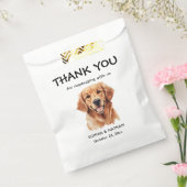 Sachets En Papier Golden Retriever Chien Merci personnalisé (Scellé)