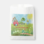 Sachets En Papier Goldilocks et Bears Anniversaire (Devant)