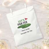 Sachets En Papier Golf Bachelor sur gazon vert (Coupé)