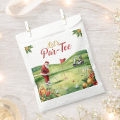 Sachets En Papier Golf Christmas  Let’s Par tee with Santa Claus  (Coupé)
