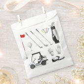 Sachets En Papier Golf Golfing Anniversaire (Coupé)