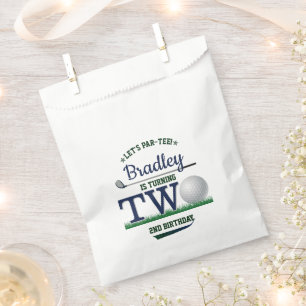 Sachets En Papier Golf PAR-TEE 2e anniversaire