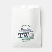 Sachets En Papier Golf PAR-TEE 2e anniversaire (Devant)