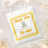 Sachets En Papier Golf Party Favors Yellow to Personalize (Coupé)