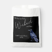 Sachets En Papier Gothique Raven Wicked Bonne Fête d'Halloween (Devant)