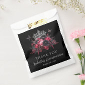 Sachets En Papier Gothique rose rouge et noir Moody Quinceañera (Scellé)