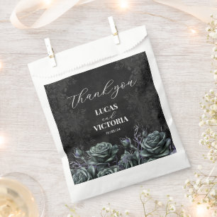 Sachets En Papier Gothique victorien Moody Rose foncé Mariage