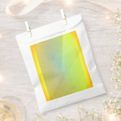 Sachets En Papier Gradation géométrique jaune moderne (Coupé)