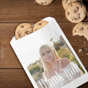 Sachets En Papier Graduation Candy favorise la calligraphie d'or cla