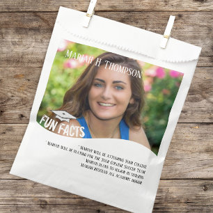 Sachets En Papier Graduation Candy favorise Simple Photo Fun Faits