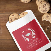 Sachets En Papier Graduation Moderne Cardinal Cardinal Rouge