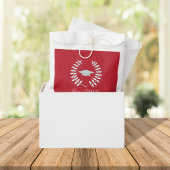 Sachets En Papier Graduation Moderne Cardinal Cardinal Rouge