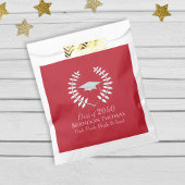 Sachets En Papier Graduation Moderne Cardinal Cardinal Rouge