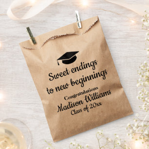 Sachets En Papier Graduation Party Sweet Terminer Treat Bags Favoris