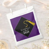 Sachets En Papier Graduation Purple Party Favoriser Sac (Coupé)