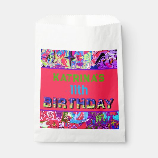 Sachets En Papier Graffiti (Devant)