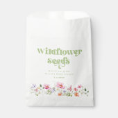 Sachets En Papier Graines fleurs sauvages baby shower clients faveur (Devant)