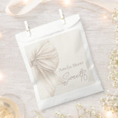 Sachets En Papier Grand Bow Boho Beige Sweet 16 (Coupé)