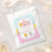 Sachets En Papier Grand Carnaval de cirque en rose (Coupé)