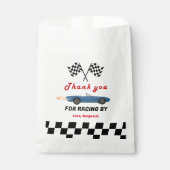 Sachets En Papier Grandir DEUX Fast Race Car Boy 2e anniversaire (Devant)