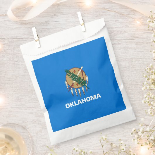 Sachets En Papier Graphique Drapeau de l'état de l'Oklahoma dynamiqu (Coupé)