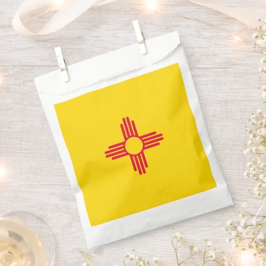 Sachets En Papier Graphique Drapeau de l'état du Nouveau-Mexique dyn (Coupé)