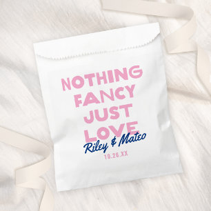 Sachets En Papier Gras moderne Type Rien de fantaisie Juste Amour Ma