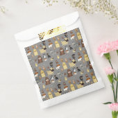 Sachets En Papier gray background dogs (Scellé)