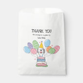 Sachets En Papier Gray & White Sheepadooda fête d'anniversaire (Devant)