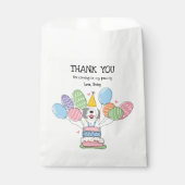 Sachets En Papier Gray & White Sheepadooda fête d'anniversaire (Devant)