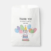 Sachets En Papier Gray & White Sheepadooda fête d'anniversaire (Devant)