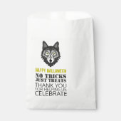 Sachets En Papier Gray Wolf, Parti d'Halloween (Devant)