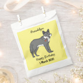 Sachets En Papier Gray wolf with pipe cartoon (Coupé)
