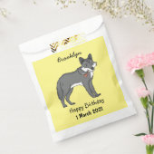 Sachets En Papier Gray wolf with pipe cartoon (Scellé)