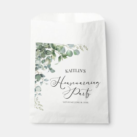 Sachets En Papier Green Eucalyptus (Devant)