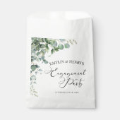 Sachets En Papier Green Eucalyptus Feuille Botanical Engagement Part (Devant)