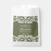 Sachets En Papier Green Talavera Spanish Fiesta Anniversaire Dessert (Devant)