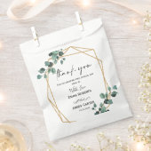 Sachets En Papier Greenery Boho Leaf Favor Boxes (Coupé)