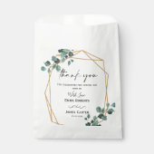 Sachets En Papier Greenery Boho Leaf Favor Boxes (Devant)