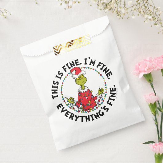Sachets En Papier Grinch | Everything's Fine (Scellé)