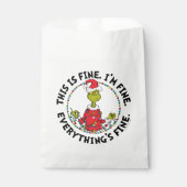 Sachets En Papier Grinch | Everything's Fine (Devant)
