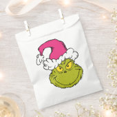 Sachets En Papier Grinch in Pink Santa Hat (Coupé)